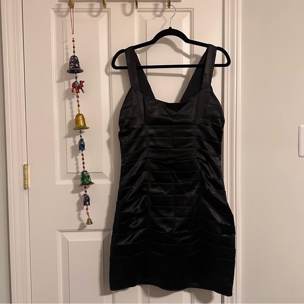 Morgan & Co Black Mini Dress L
